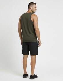 Kit 04 Men's Cotton Tank Top Shirt Comfortable Basic Plain - 酒紅色 - 查看 5