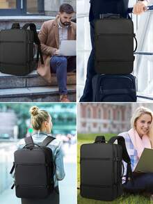 NEWHEY Fashionable Chest Bag, Unisex, Minimalist Small Bag, Cool Plaid Phone Pouch, Casual Street Mini Waist Bag, Sports Cycling Phone Pouch Coin Purse, Holiday Gift, Camping - Black - View 8