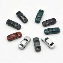 1:250 1:300 Scale Miniature Model Cars, ABS Plastic Coated Model Cars, Small Assembly Cars And Landscape Vehicles, Diorama Kits - Multicolor - View 8