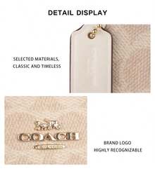 Coach Nolita Printed Women's Single Shoulder Handbag CW426IMXDM - 沙黃色配白色CW426IMXDM - 查看 10