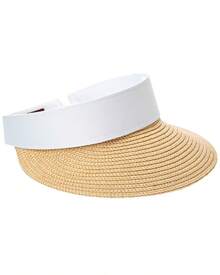 Bruno Magli Adjustable Straw Visor - Multicolor - View 1