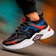Shendy Vendy Tenis para Hombre de Moda Outfit Sneakers Fashion Zapato Casual Hombre - Rojo - Ver 2