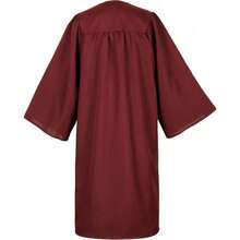 2026 Unisex Matte Graduation Gown And Cap Set With Tassel For Middle High School Bachelor - Maroon - View 4