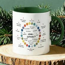 1 Pc 11oz Mug Available In 12 Colors. Inspirational Circle Of Control Mental Health Design Drinkware For Women Thinking About Personal Growth Boundaries And Self Care Positive Psychology Motivational Graphic For Birthday Or Mothers Day Gifts - 1Pc - 查看 12