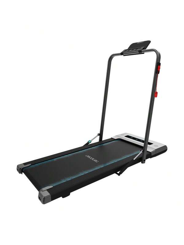  Cinta de Andar Compacta y Plegable Cecotec DrumFit WayHome 600 Pad - 550W con Superficie de -CARRERA- 100x40cm, Velocidad Ajustable hasta 6km/h, Altavoces Bluetooth, Pantalla LCD, Mando a Distancia y Sistema SilenceFit para un Entrenamiento Silencioso en Casa, Fácil Transporte con Ruedas.