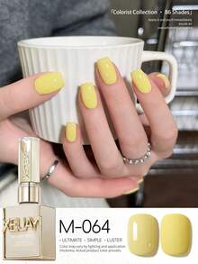 XEIJAYI 1pc 15ml Glossy Gel Nail Polish Soak Off LED Cured, Perfect For DIY Manicures & Salon Quality Home Use, Ideal Gift For Women - 彩色 - 查看 52