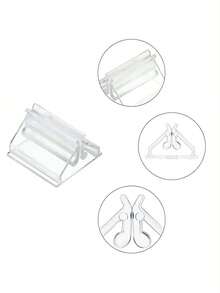 Transparent Acrylic Table Card Holder, Small Wedding Table Card Stand For Wedding Cards, Photos, Memos, Picture Display - Clear - View 9