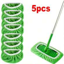 2/5pcs/Set High Quality Reusable Mop Replacement Pads: Washable, Durable, Wet & Dry Use, High Absorbency - Mop Cloth - View 12
