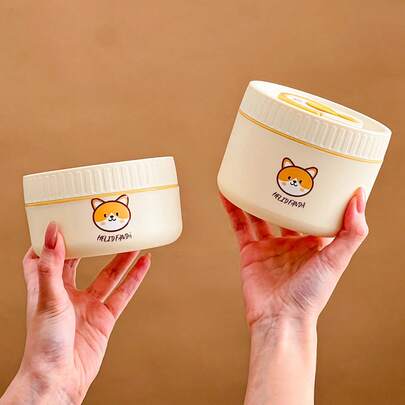 304 Stainless Steel Thermal Lunch Box, Portable Bento Box With Handle, Microwave &Hot Water Heating, Sealed And Leak Proof Fruit Salad Food Storage Container, Insulated Lunch Containers Suitable For Student And Adult Use In School, Office, Outdoor Camping, Picnic, Travel,Back To School