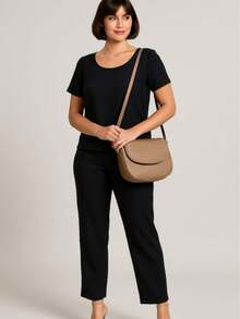 Elegant Casual Pocket Knot Home - màu đen - Xem 8