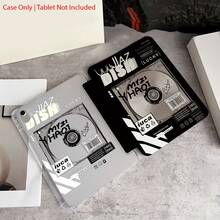 1 Piece Retro CD Album Print Stand Protective Tablet Case - Ideal For Music Lovers & Y2K Style Enthusiasts, Protective Tablet Case Folio Table Case With Pen Holder Compatible With 10.9/10.2/ Air 5th Gen/Pro11/10th/9.7/Air 2/ (7th Gen)/ (8th Gen)/ Air 4/5/ Pro 11/ 10th Generation 10.9-Inch 2022 Smart Case/ Air 13(M3 2025)/ Air 11(M3 2025)/ Air 11(M3 2025)/ 11(A16 2025)/Compatible With Galaxy Tab S10+/S9/A9,Compatible With Xiaomi5/5PR/6/6PRO/7/7PRO - Multicolor - View 9