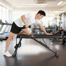 Folding Weight Bench Dumbbell Bench, Foldable - With Drawstring, Load Capacity 200kg, Multi-Training Bench Abdominal Trainer Incline Bench With 8-Way Adjustable Backrest, Load Capacity 220kg, Sit-Up Bench - 8007-1 - View 9