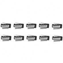 Wig Clip With Safety Pins, 10-Teeth Hair Extension Snap Invisible Wig Combs To Secure Wig No Sew Chunni Grip Dupatta Clips For Girls Women Wig Headscarf Hijab - View 11