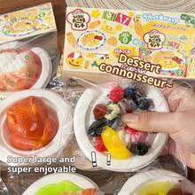 1个逼真食物玩具迷你碗捏捏乐 - 解压玩具 - 挤压玩具 - 软萌玩具 - 捏捏乐玩具 - 指尖玩具 - 史迪奇玩具 - 旅行玩具 - 课堂指尖玩具 - 迷你洗澡玩具 - 圣诞文具减压球，生日礼物，完美礼物，礼物，玩具，游戏，复活节礼物，圣诞节礼物，万圣节礼物，平安夜礼物 - 彩色 - 查看 6