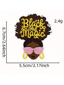 15PCS Fashionable Girl Pattern Iron On Patches, Sew On Embroidered Applique Repair Patch DIY Crafts Projects For Clothing Jacket Jeans Pants Dress Backpack Hat Decorations Gifts - Multicolor - View 7