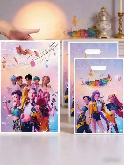 10pcs K-Pop Party Decor Candy Gift Bags, Party Favors