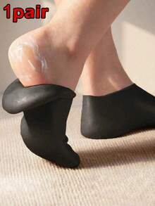 4只/2只装硅胶保湿足袜，女士保湿防皲裂足袜，适用于干燥、皲裂的脚后跟和粗糙的皮肤，去除死皮，弹性足袜，全天保湿防水，防止干燥，无异味，易于穿脱，柔软舒适，男女皆宜的足部护理工具，母亲节礼物，夏季必备 - 彩色 - 查看 12