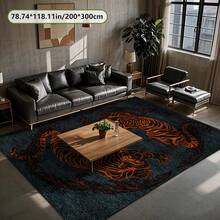 1pc Leopard Print Rug, Red Lips Rug, Pop Art Rug, Bold Statement Area Rug, Funky Living Room Decor, Animal Print Rug, Glamorous Home Rug, 84*60inch,Perfect Choice For Christmas ,Stylish And High-Quality Rugs, Perfect For Christmas Decorations And GiftsHome Decor, The Best Choice For Gothic-Style Birthday Gifts - Nhiều màu - Xem 6