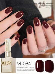 XEIJAYI 1pc 15ml Glossy Gel Nail Polish Soak Off LED Cured, Perfect For DIY Manicures & Salon Quality Home Use, Ideal Gift For Women - 彩色 - 查看 44