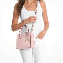 Michael Kors Mercer Solid Color Women's Single Shoulder Handbag 35S1GM9M2T PWD BLSH MLT - 粉紅色35S1GM9M2T PWD BLSH MLT - 查看 2
