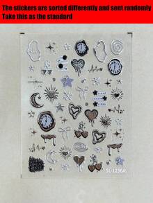 1张贴纸 + 3张磨砂透明相机镜头保护膜，柔软防刮，适用于 17 Pro Max/17 Pro - 金屬愛心 - 查看 10