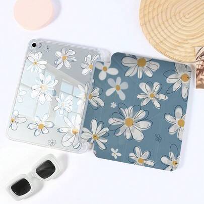 1pc Acrylic Tablet Protective Case With Innovative Foldable Stand Design For Multi-Angle Viewing, Scratch & Drop Resistant, Fashionable & Practical, Suitable For Modern Users, Pen Slot Protective Case Fits Pro 2024/Air M3/A16 2025, Compatible With Xiaomi, For Work, Travel And Home Leisure