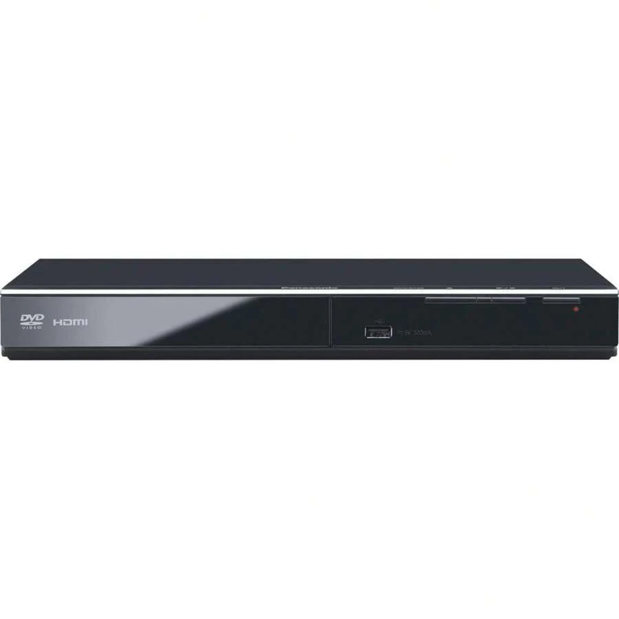 Reproductor de DVD Panasonic 1080p con conversión ascendente - Reacondicionado - Negro - Ver 1