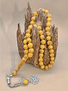 New Muslim Prayer Beads 45pcs 10mm Resin Handheld Arabic Rosary Tasbih Middle East Prayer Beads - Multicolor - View 2