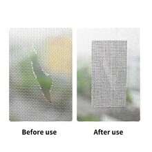 1 Roll Self-Adhesive Mesh Window Repair Tape, Waterproof Tear-Resistant Insect Screen Patch, Strong Adhesive For Cloth And Screens, Suitable For Dorm Room/Curtain Window Repair - View 3