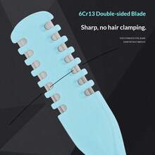 3pcs Stainless Steel Nose Hair Trimmer, Painless & Harmless, Comb Design, Portable Travel, 2026 Popular Beauty Essential - Nose Hair Knife - View 6