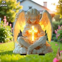 Bestselling Hummingbird Singing In Garden 2D Acrylic Waterproof Durable Yard Stake - A - View 2