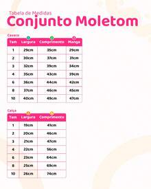 Conjunto Moletom Bebe Infantil Menina Fofura em Dose Dupla - B0017 - Visão 4