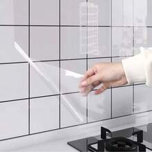 Película de protección de pared de pintura de látex electrostática, pegatina de pared transparente a prueba de aceite, pared blanca, antisuciedad,45/60cm - 45 cm x 2m - Ver 1