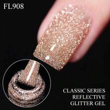 FOUR LILY 反光闪粉凝胶指甲油 闪亮迪斯科DJ LED凝胶指甲油 10毫升 - 彩色 - 查看 11