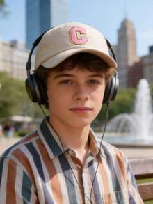 1 Mũ lưỡi trai màu be cho trẻ em, mũ lưỡi trai in 26 chữ cái từ A-Z, mũ lưỡi trai in số từ 0-9, mũ thể thao ngoài trời, mũ chạy bộ, mũ lưỡi trai cần thiết cho kỳ nghỉ, mũ mùa hè đi biển cho bé trai và bé gái. - Nhiều màu - Xem 6