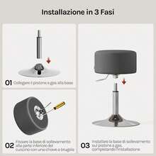 Vanity Stools - Grey - View 4