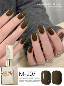 XEIJAYI 1pc 15ml Glossy Gel Nail Polish Soak Off LED Cured, Perfect For DIY Manicures & Salon Quality Home Use, Ideal Gift For Women - 彩色 - 查看 20