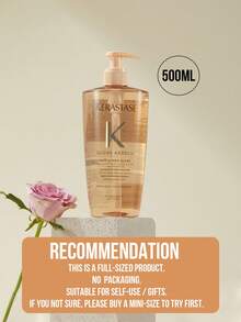 Kérastase GLOSS ABSOLU BAIN HYDRA GLAZE 洗发水，500毫升/16.91液体盎司 - 温和保湿修护，100小时丝滑柔顺光泽，先进的双重锁水保湿技术，内部水分提升165%，外部光泽提升161%，蕴含透明质酸和野玫瑰油，改善干枯毛躁的头发，柑橘花香，适合长发、粗硬发质、干性发质。 - 卡詩釉光玫瑰洗髮精 - 查看 5