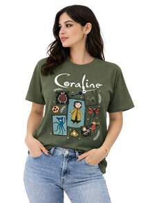 Unisex StreetWear Premium T-Shirt Quick Dispatch 24-Hour Service - 軍綠色 - 查看 3