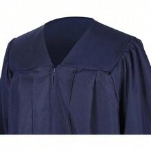 2026 Unisex Matte Graduation Gown And Cap Set With Tassel For Middle High School Bachelor - Navy - View 2