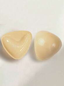 2片装3D立体提拉自粘胸垫，双面胶可重复使用隐形聚拢胸垫（女士款） - 彩色 - 查看 10