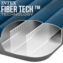 Intex Nệm hơi đơn Dura-Beam Standard Prestige 99x191x25 cm, công nghệ Fiber-Tech, kèm bơm hơi, hệ thống bơm/xả hơi, dễ cất giữ, giường hơi, nệm hơi ✅ Giao hàng 24/48 giờ đến Tây Ban Nha lục địa - 99x191x25 cm - Xem 7