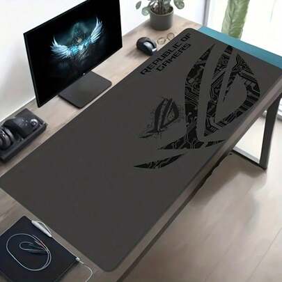 1 pieza Alfombrilla de ratón grande para juegos, con diseño de placa de circuito, base de goma antideslizante, adecuada para computadora, oficina y configuración de juegos, accesorio de escritorio con tema tecnológico, superficie lavable, regalo ideal para jugadores y entusiastas de la tecnología (fondo negro de moda, superficie antideslizante y duradera), configuración del escritorio de juegos, almohadilla extendida para teclado, accesorio de escritorio tecnológico, alfombrilla de ratón grande, patrón con tema tecnológico, decoración minimalista de tecnología, superficie de juego suave, alfombrilla de escritorio duradera, gamer de computadora