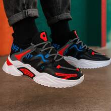 Shendy Vendy Tenis para Hombre de Moda Outfit Sneakers Fashion Zapato Casual Hombre - Rojo - Ver 3