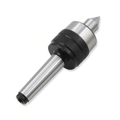 MT2 Heavy-Duty Woodworking Morse Taper Revolving Live Center, Specialized For Woodworking Lathe, High Precision CNC Lathe Tailstock Live Center