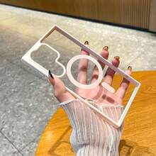 透明磁吸手机壳，兼容三星 Galaxy S26 Ultra、S25 Ultra、A56、A55、A36、A16、A17 等型号。也兼容 Galaxy S24 FE、A35、A15、A26、S24 FE、S25 等型号。这款手机壳亲肤舒适，色彩鲜艳，具有磁吸防摔保护功能。国际版，非国内版。 - 粉色 - 查看 3