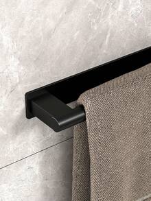 1个浴室毛巾杆，壁挂式，承重力强，现代家居装饰毛巾架，适用于浴室或厨房墙面，浴室配件，公寓必备 - 彩色 - 查看 7