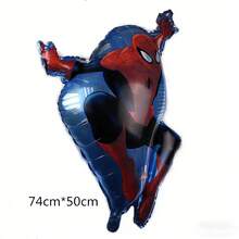 Marvel 5个全新蜘蛛侠铝箔气球套装，漫威英雄蜘蛛侠铝箔气球，生日派对装饰球，新年礼物，情人节礼物，复活节礼物 - 查看 8