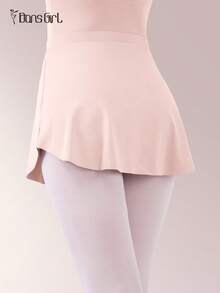 DonsGirl 1 pieza Falda de ballet con dobladillo curvo que levanta el trasero para mujer - Rosa Pálido - Ver 8
