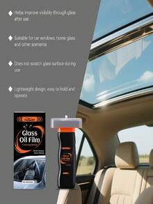 Homonth 玻璃防雾清洁刷，挡风玻璃后视镜水渍污垢清洁，抛光增亮 - 液體 - 查看 3